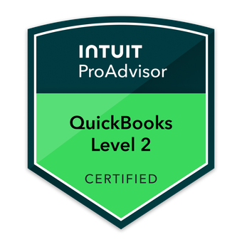 QuickBooks Online Level 2 badge